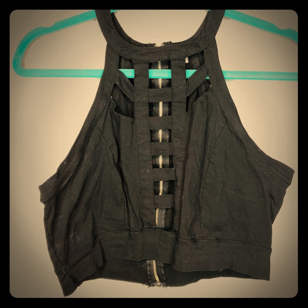 Black Crop Top